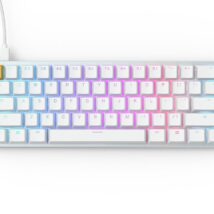 Glorious PC Gaming Race GMMK klawiatura USB QWERTY Amerykański międzynarodowy Srebrny, Biały