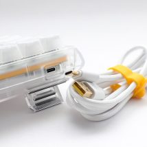 Ducky One 3 Aura White Mini Gat B Kan US klawiatura Gaming USB QWERTY Amerykański międzynarodowy Biały