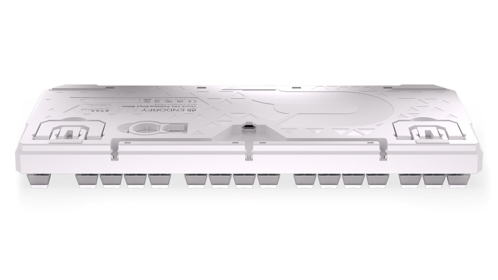 Klawiatura gamingowa ENDORFY Thock TKL Pudding Onyx White Brown RGB