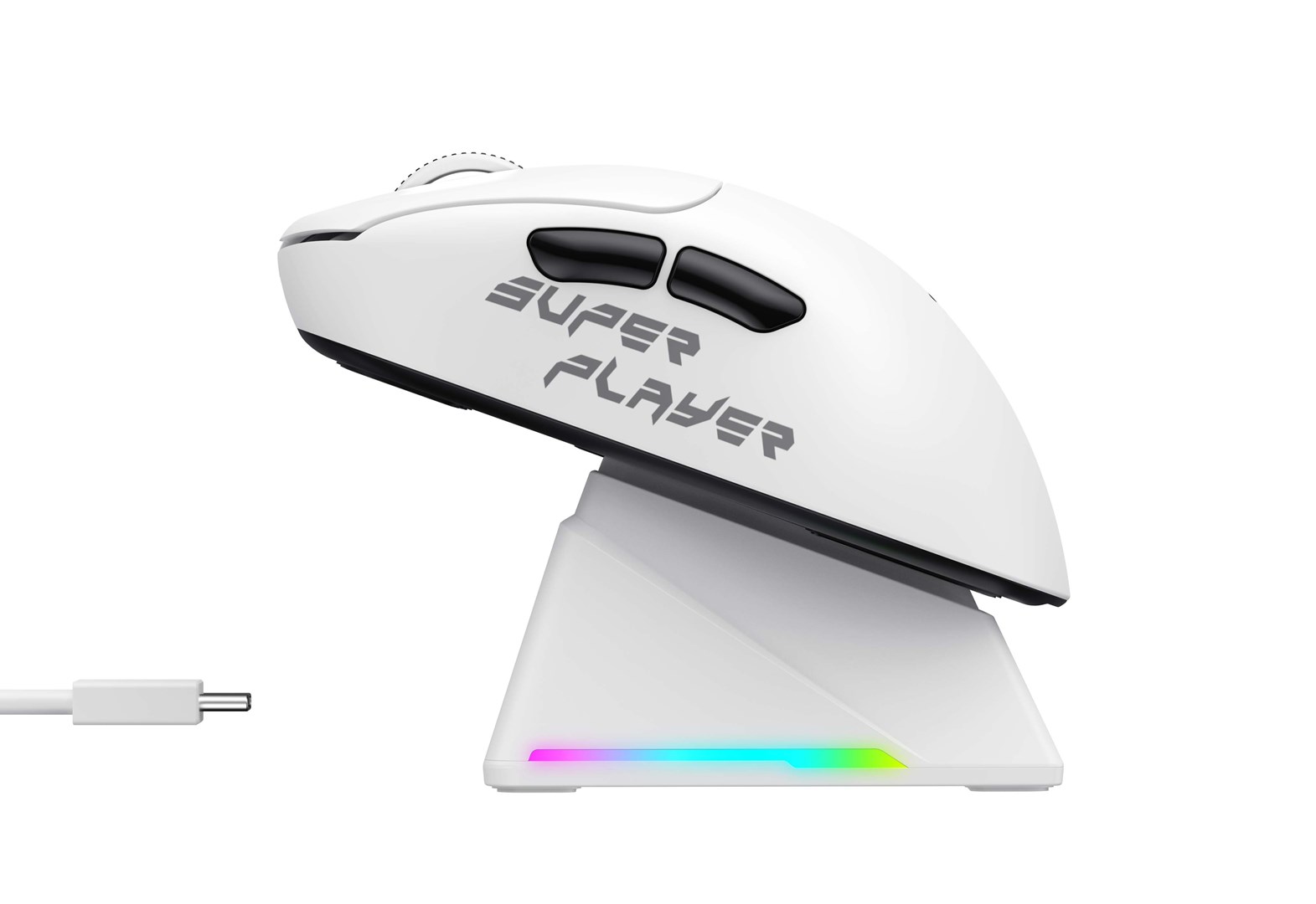 Mysz gamingowa bezprzewodowa Havit StarBlaze-1 (biało-czarny) - obrazek 3