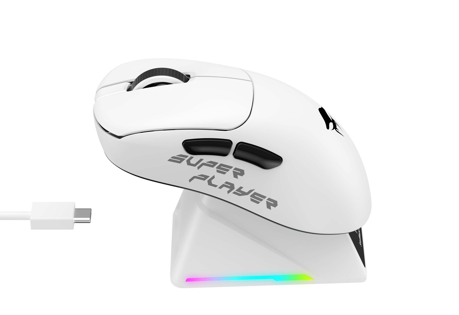 Mysz gamingowa bezprzewodowa Havit StarBlaze-1 (biało-czarny) - obrazek 4