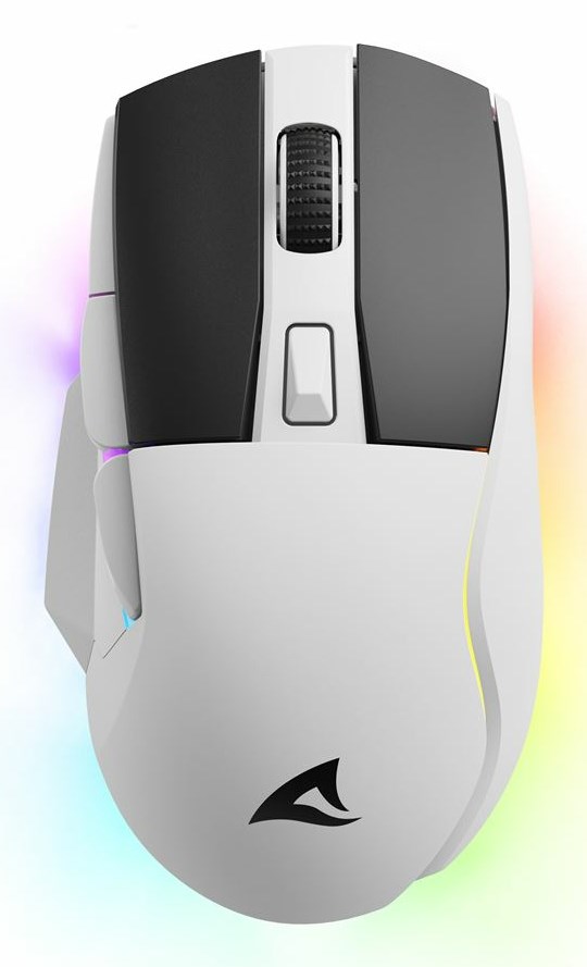 Sharkoon SGM50W myszka Gaming Po prawej stronie RF Wireless + USB Type-A Optyczny 6400 DPI