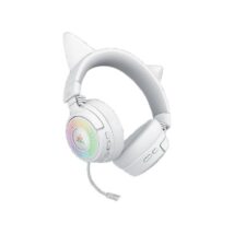 Zestaw słuchawkowy Razer Kraken Kitty V3 Pro Bluetooth Nauszne Mikrofon Bezprzewodowy Biały