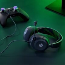 Steelseries ARCTIS NOVA 1X Zestaw słuchawkowy Przewodowa Opaska na głowę Gaming Czarny, Zielony