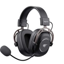 Słuchawki gamingowe Havit 2.4G H2002YG (czarno-ochrowy)