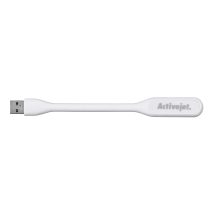 Activejet Lampka do komputera czytania USB 5V Biała