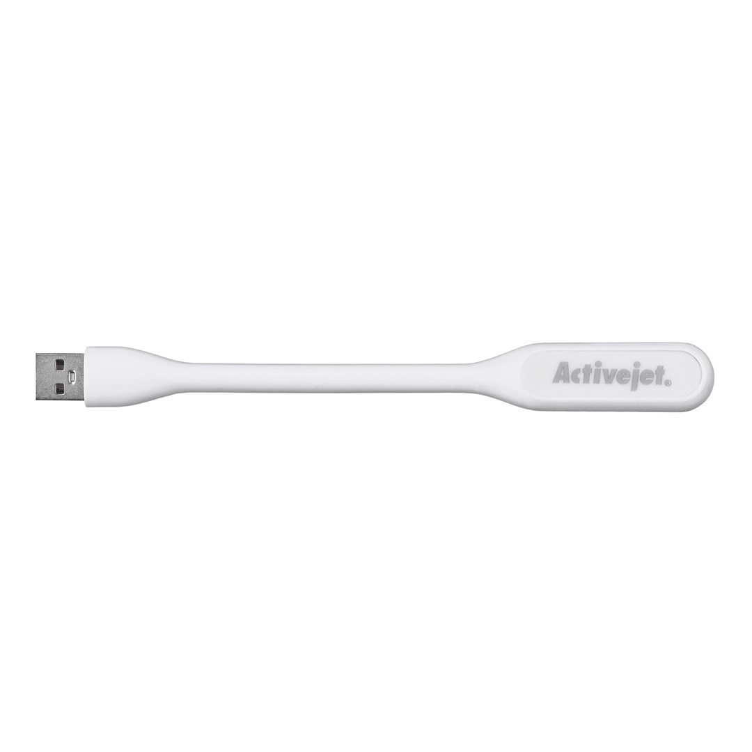 Activejet Lampka do komputera czytania USB 5V Biała