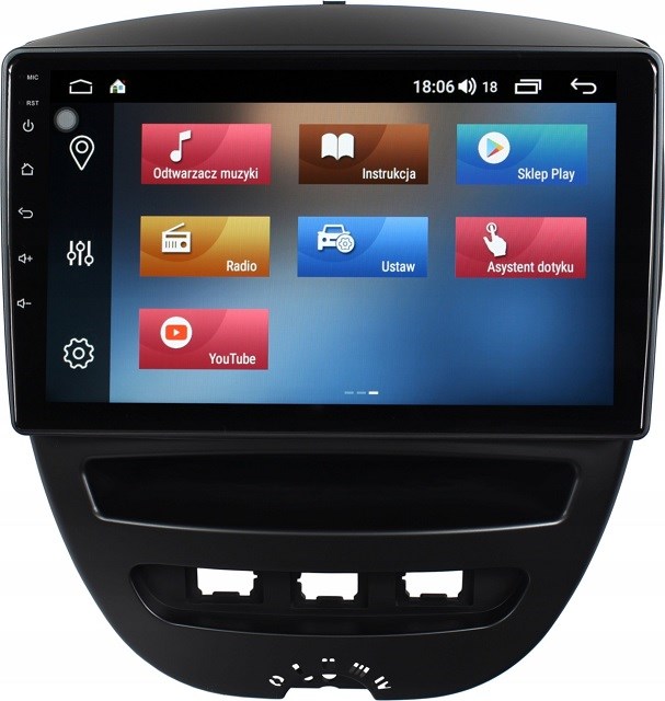 RADIO NAWIGACJA GPS CITROEN C1 2005-2014 ANDROID