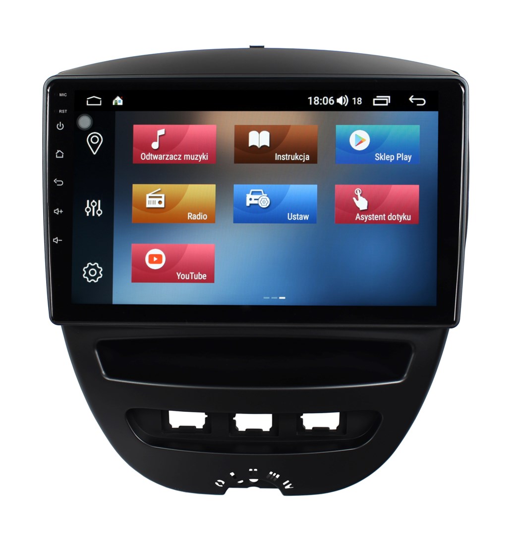 Radio nawigacja GPS Peugeot 107 2005-2014 Android
