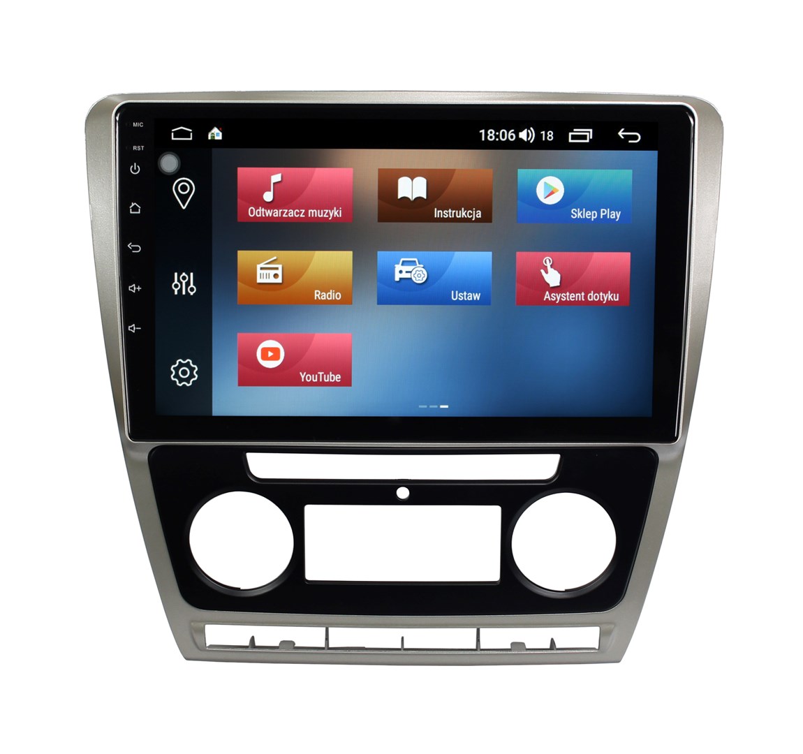 Radio nawigacja GPS Skoda Octavia II 2004-2013 Android