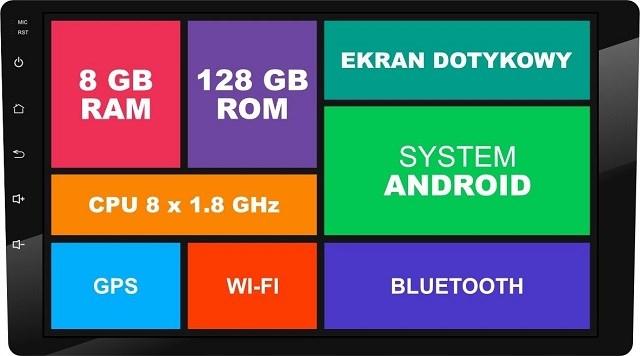 RADIO NAWIGACJA GPS DODGE CALIBER 2006-11 ANDROID - obrazek 4