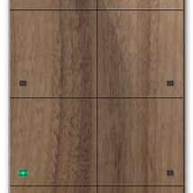 Panel dotykowy Grenton / 8 pól dotykowych / TF-Bus / ciemny drewniany front