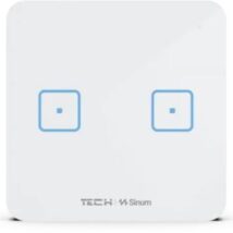 Przewodowy włącznik dwupolowy czarny WS-02M Tech Sterowniki