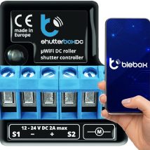 BLEBOX shutterBoxDC v2 moduł i/o WiFi 2x wej. binarne 2x wyj. przekaźnikowe 230V