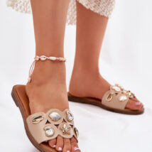Sandał Klapki Model Nalothiel C15-2 Beige – Step in style