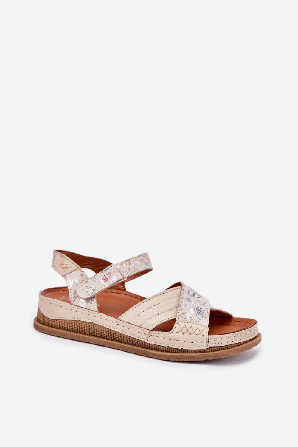 Sandały Model Maciejka L7064-37 Ecru - Step in style - obrazek 2