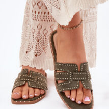 Sandał Klapki Model Anniles 1156 Green – Step in style