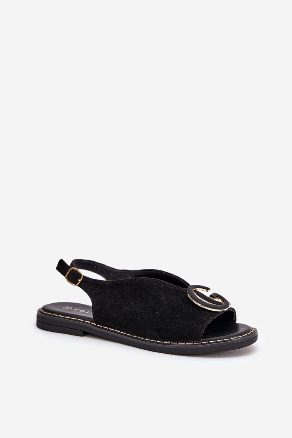 Sandały Model Haliones A8230 Black - Step in style - obrazek 2