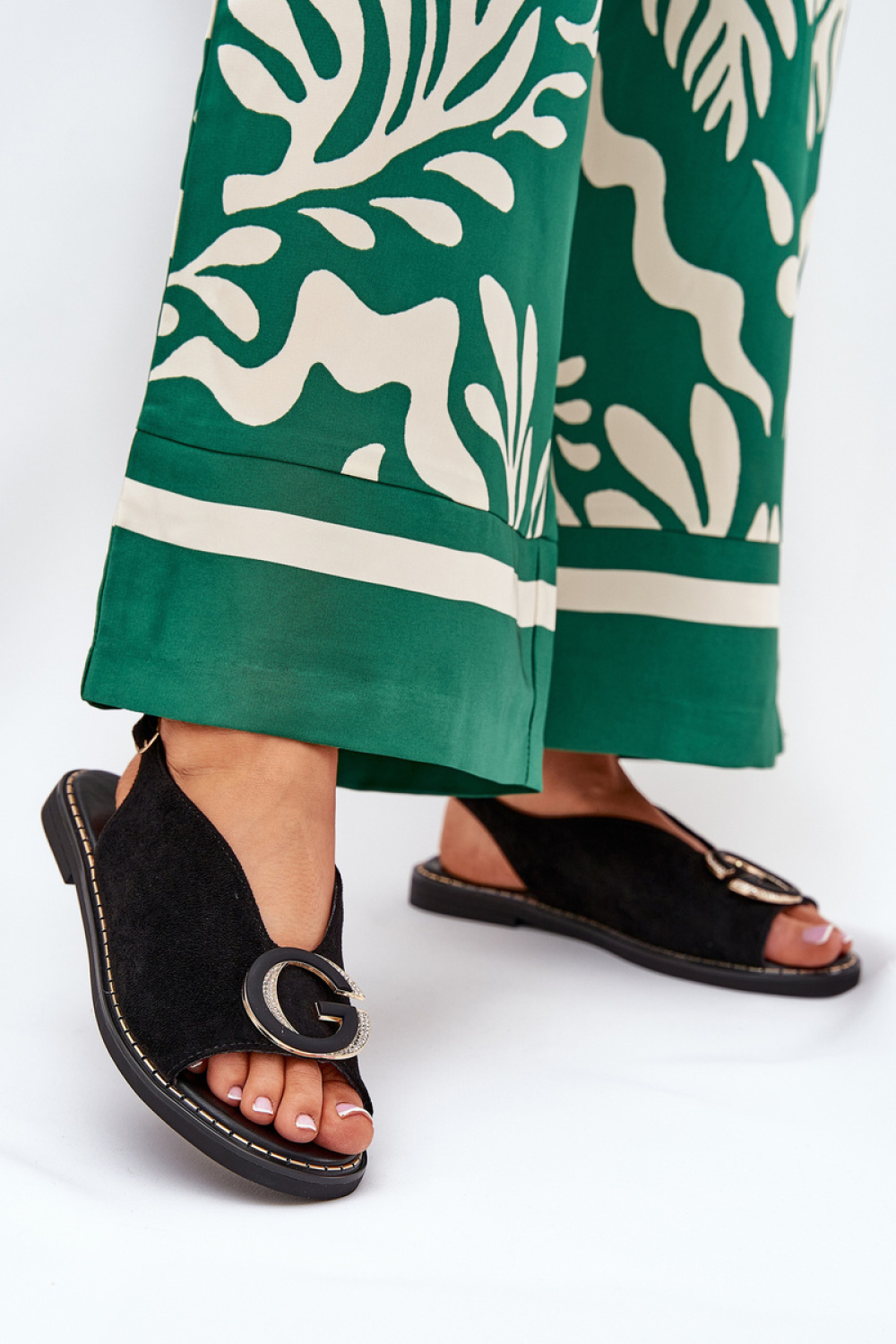 Sandały Model Haliones A8230 Black - Step in style - obrazek 3