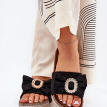 Sandał Klapki Model Lenela M535 Black – Step in style