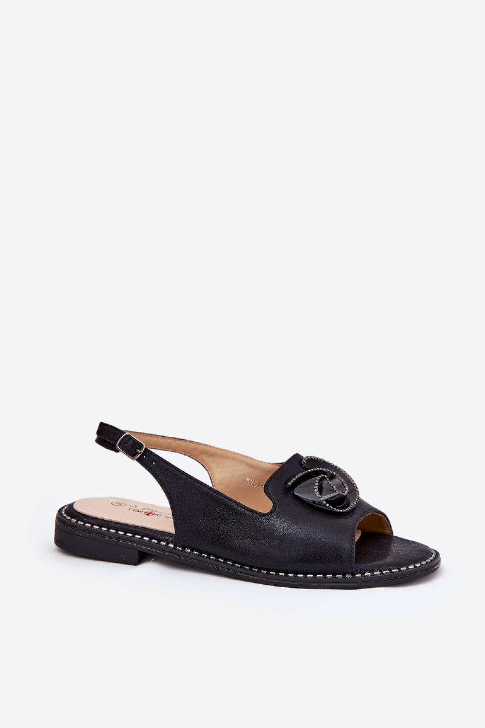 Sandały Model S.Barski KV51-006 Black - Step in style - obrazek 2