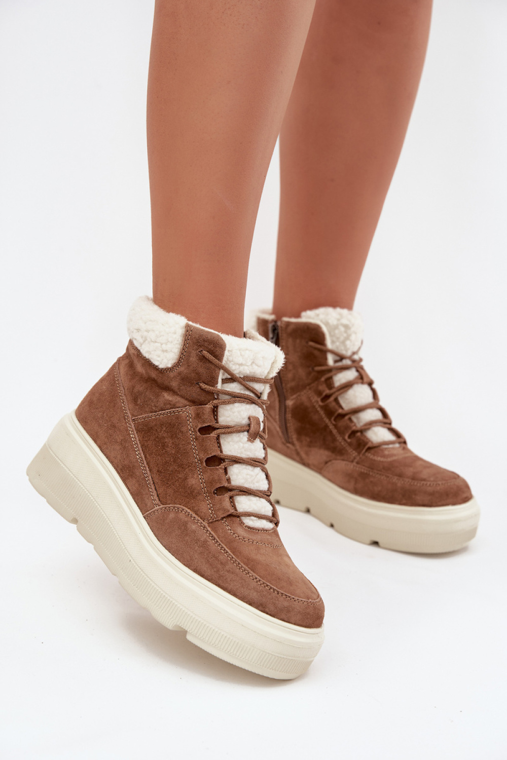 Śniegowce Model Vinceza 95354 Camel - Step in style