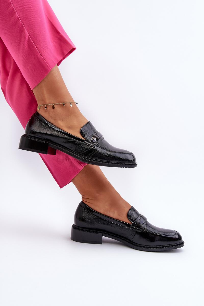 Mokasyny Model Nerilaja 66614 Black - Step in style - obrazek 2