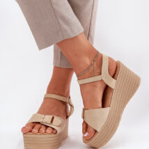 Sandały Model Liniella LOLO22 Khaki – Step in style