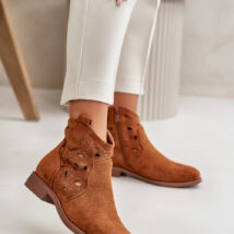 Botki Model S.Barski HY42-081 Camel – Step in style