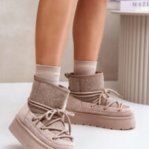 Śniegowce Model Mavora HY868-39 Beige – Step in style