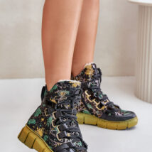 Botki Model Maciejka 06158-07 Yellow/Black – Step in style