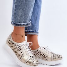 Półbuty Model Zazoo 2821/004 Gold – Step in style