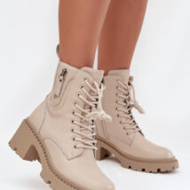 Workery Model Vinceza 86418 Beige Skóra – Step in style