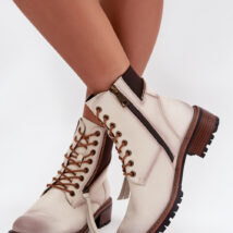 Botki Model Vinceza 58559 Beige – Step in style