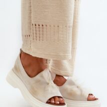 Sandały Model Zazoo 2939 Gold Przecierany – Step in style