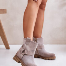 Botki Model Lewski 3610 Cappuccino Zamsz – Step in style