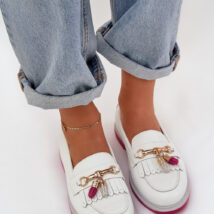 Mokasyny Model S.Barski LR51-768 White – Step in style