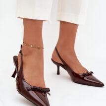 Czółenka Model Olvena P-1467 Czekolada – Step in style