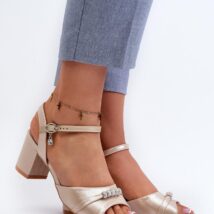 Sandały Model Narhi 20241 Gold – Step in style