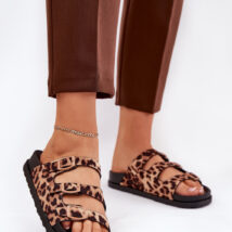 Sandał Klapki Model Uliri 3770 Panterka Brown – Step in style