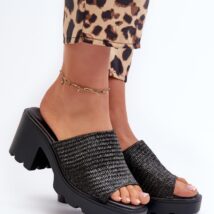 Sandał Klapki Model Titantha 24SD98-6989 Black – Step in style