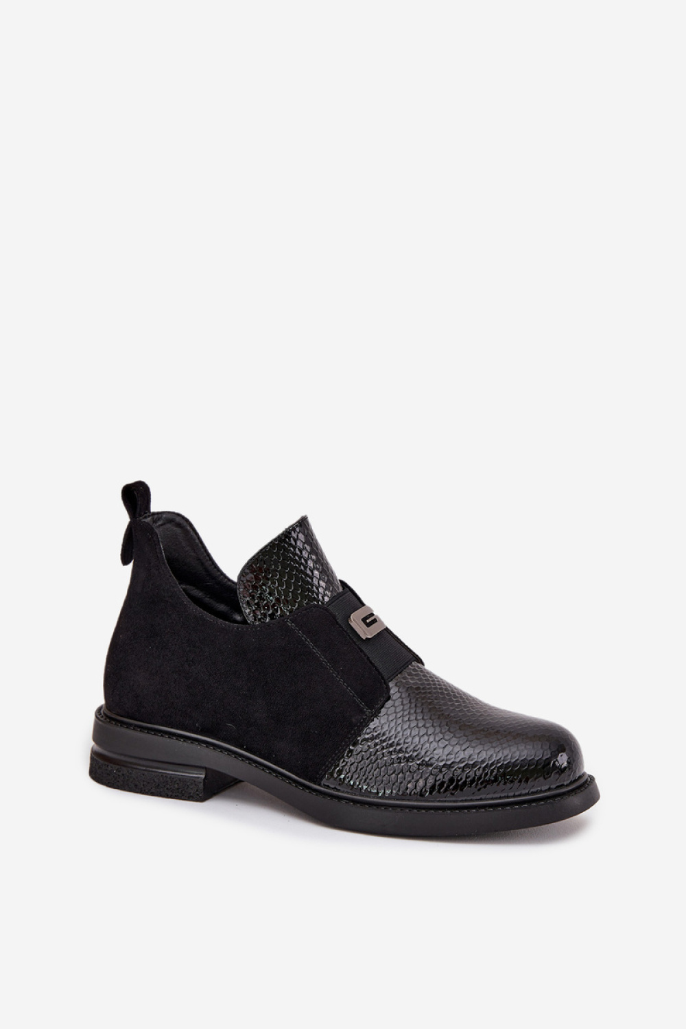 Botki Model Vinceza 58560 Black Lakier - Step in style - obrazek 2