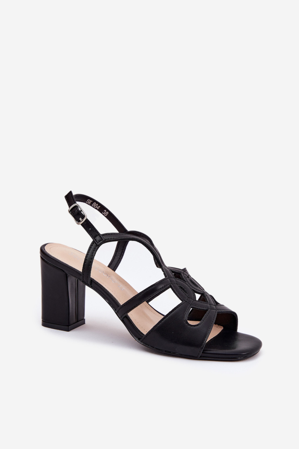 Sandały Model Sergio Leone SK884 Black - Step in style - obrazek 2