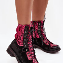 Botki Model Maciejka 07004-23 Black/Pink – Step in style
