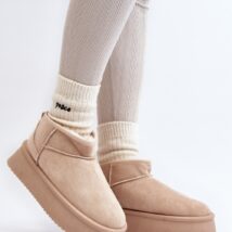 Śniegowce Model Caliksa UA-1855 Beige – Step in style