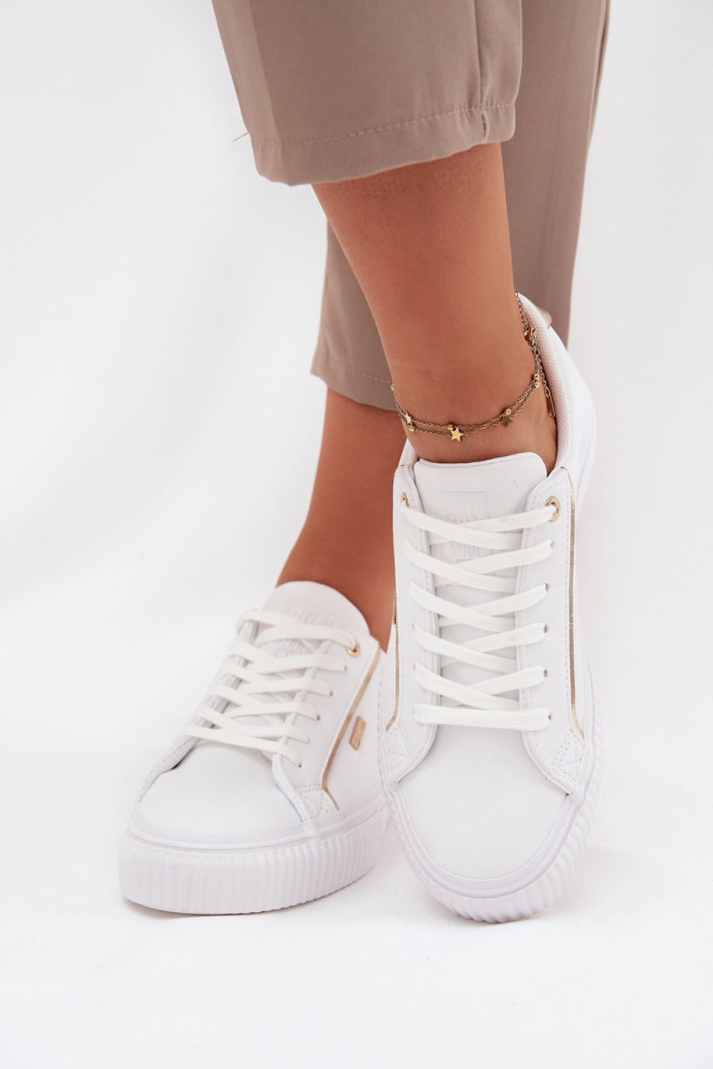 Buty Sportowe Model Big Star SS274026 White/Gold - Step in style