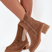 Sztyblety Model Zoralia NS521P Dark Beige – Step in style