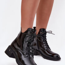 Botki Model Vinceza 58602 Black Lakier – Step in style