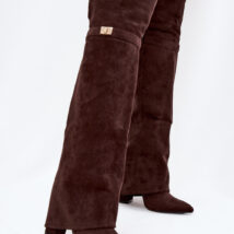 Kozaki Model Serelle CLS-593 Czekolada Zamsz – Step in style