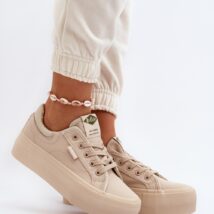 Trampki Model Lee Cooper LCW-24-31-2181 Beige – Step in style